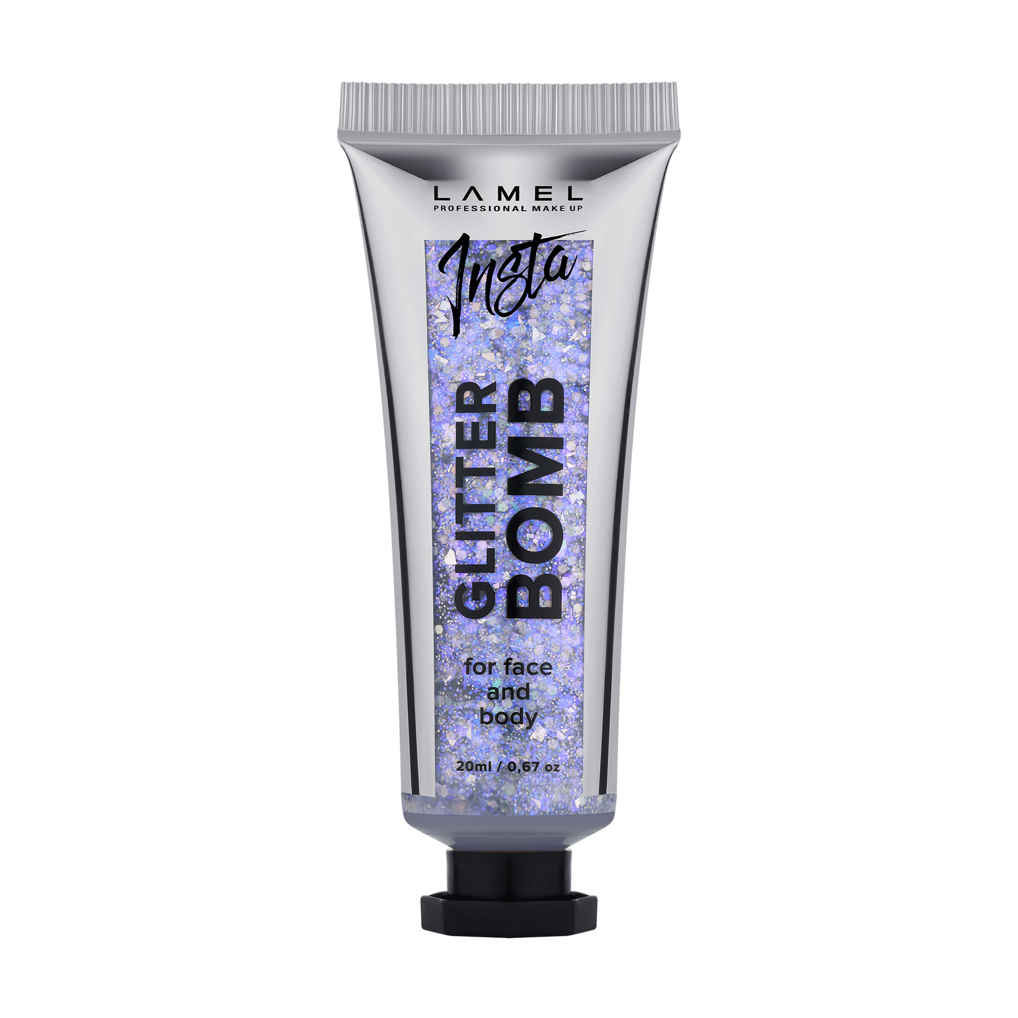 Рідкий глітер для макіяжу LAMEL Make Up Insta Glitter Bomb for Face and Body 401, 20 мл
